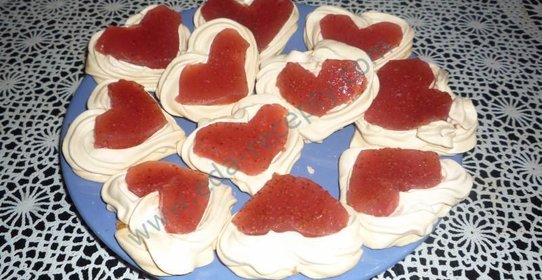 Пирожные валентинки