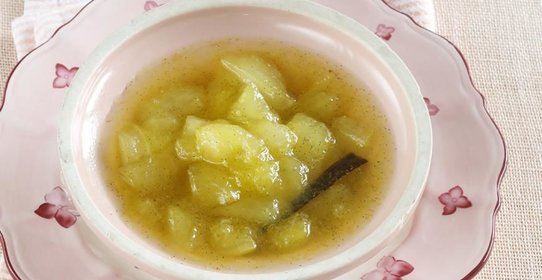 Дынный джем с куркумой и ванилью