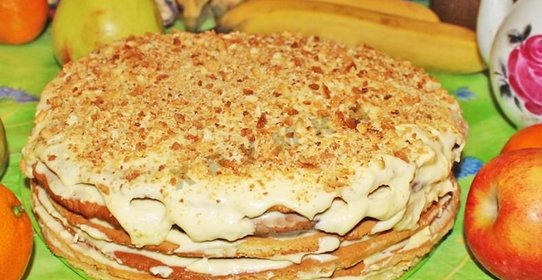 Медовые коржи для торта