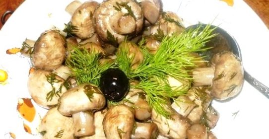 Быстрые маринованные грибы