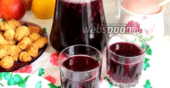 Компот из голубики