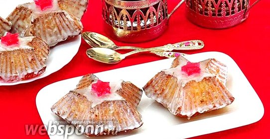 Пирожные с кокосом и цукатами