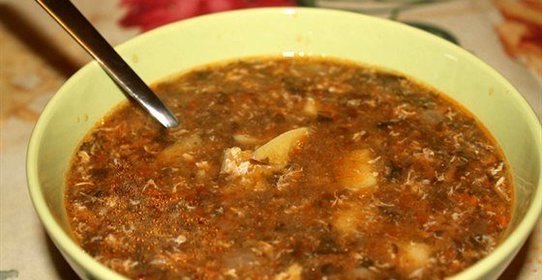 Украинский зеленый борщ