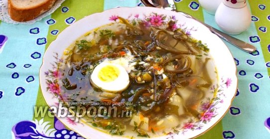 Суп с морской капустой