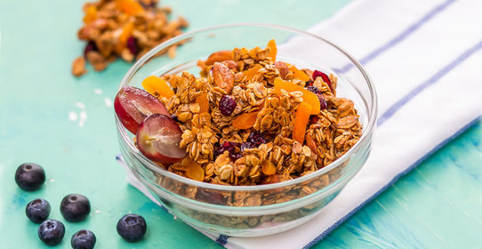 Домашние медовые мюсли