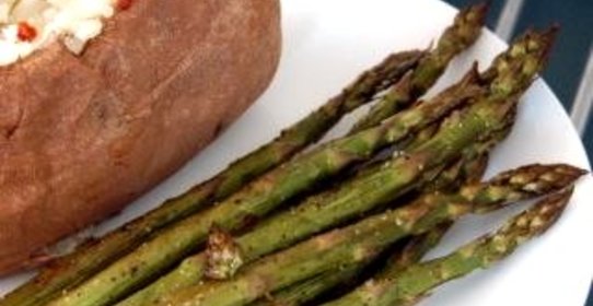 Спаржа, запеченная в духовке