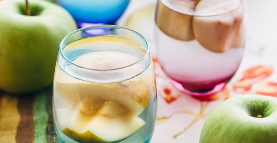 Компот из целых яблок