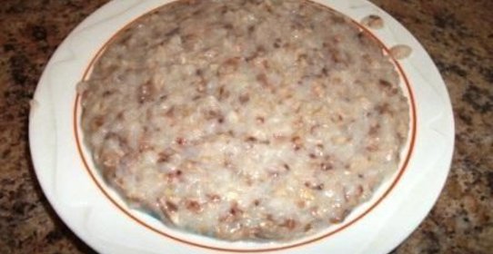 молочная гречневая каша на молоке
