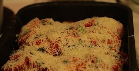 Картофель с курицей по-французски