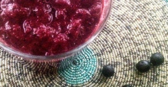 Осенний фруктово-ягодный смузи