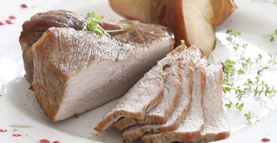 Праздничный окорок в яблочном маринаде