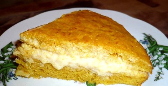 Морковно-апельсиновый тортик