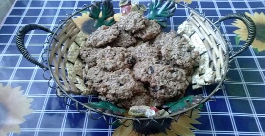 Овсяное печенье с сухофруктами