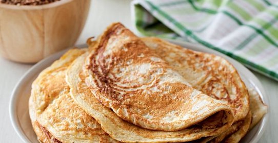 Блины с гречневой кашей