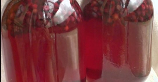 Компот из ирги и черной смородины