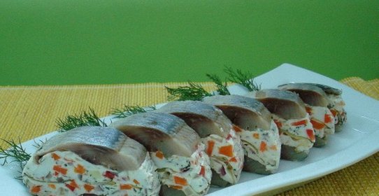 Сельдь фаршированная