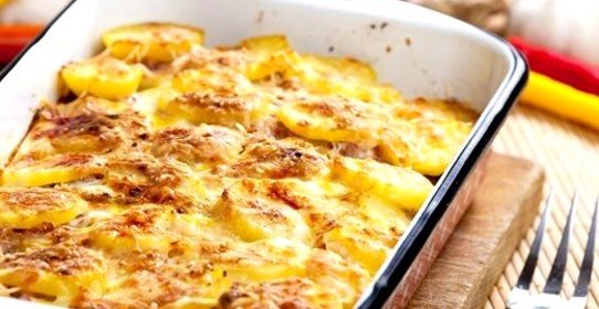 Картошка в сливках