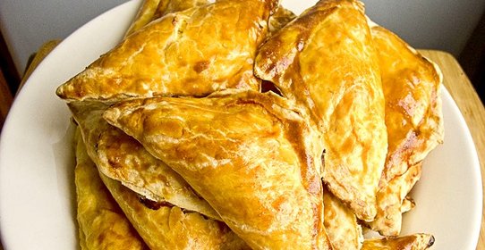 Пирожки-треугольники с мясом