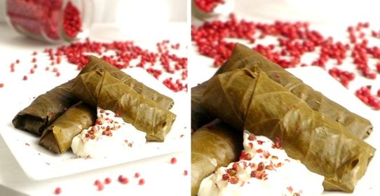 Долма в виноградных листьях в мультиварке