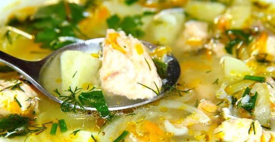 Уха из красной рыбы