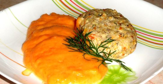 Куриные котлеты с гречкой