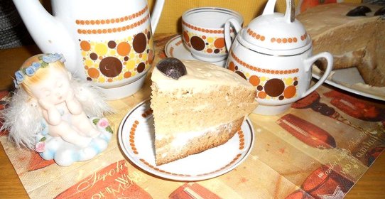 Торт кофейно-лимонный