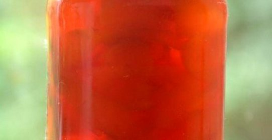 Персиковое варенье с ванилином