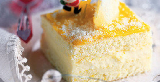Пирожное с лимоном