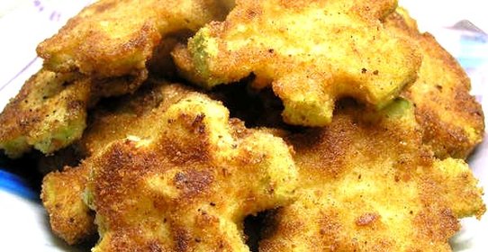 Кабачки, жаренные в сухарях