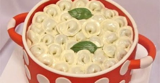 Торт Кастрюля с пельменями