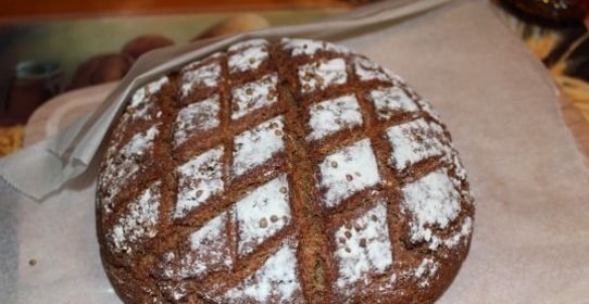 Ржаной хлеб без дрожжей