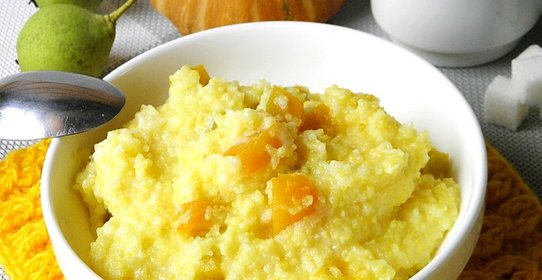 Кукурузная каша с тыквой в мультиварке
