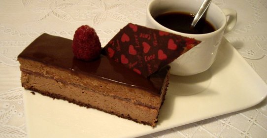 Шелковое пирожное