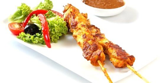 Детские шашлыки из куриных грудок