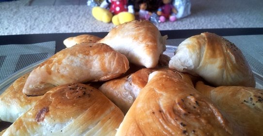 Самса из готового теста