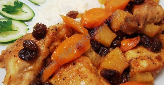 Курица в соусе с ананасами по-китайски