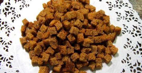 Сухари на сковороде