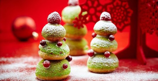 Новогодние профитроли