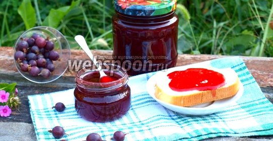 Джем из красного крыжовника