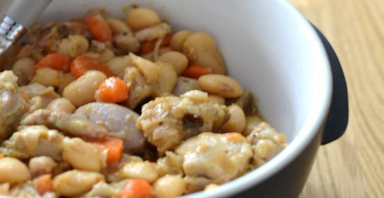 Индейка с белой фасолью