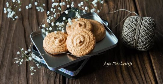 Легкое миндальное печенье