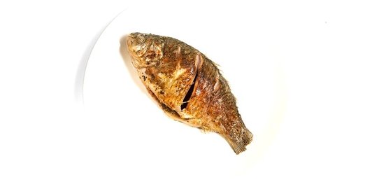 Жареный кобяйский карась