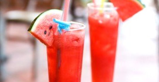 Арбузно-имбирный коктейль