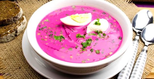 Борщ холодный