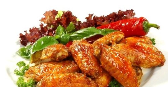 Курица с аджикой и медом