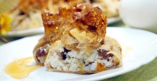 Спагетти с лимоном и цыпленком