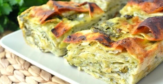 Лазанья из лаваша овощная