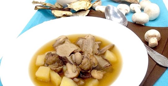 Грибная солянка без капусты