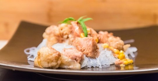 Фунчоза с куриным филе