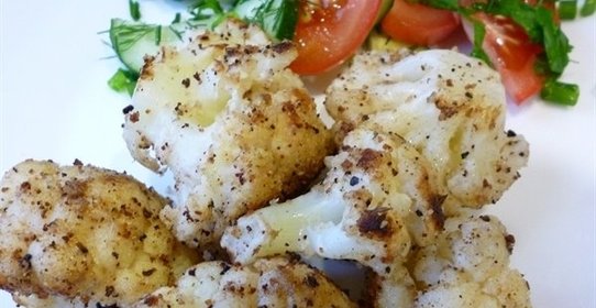 Цветная капуста в яйце и сухарях